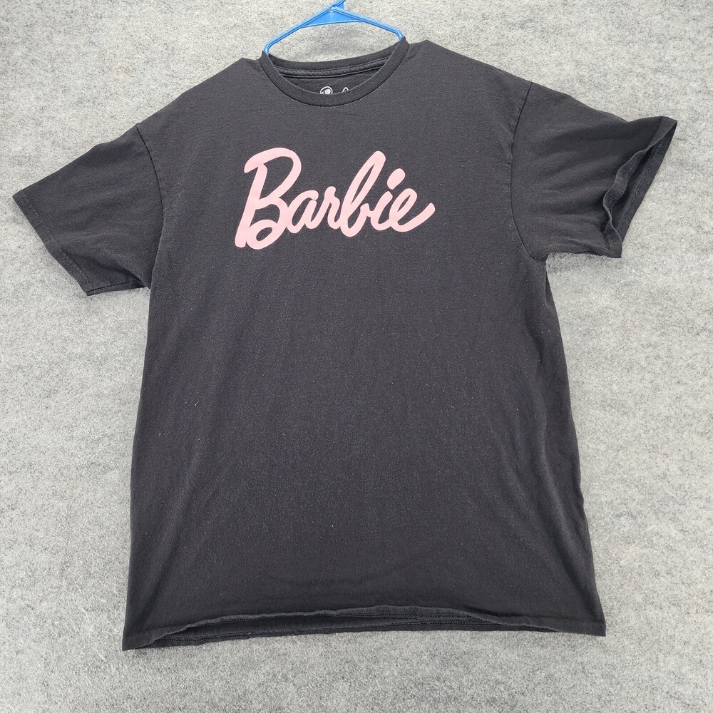 Barbie Shirt Womens Large Short Sleeve Black